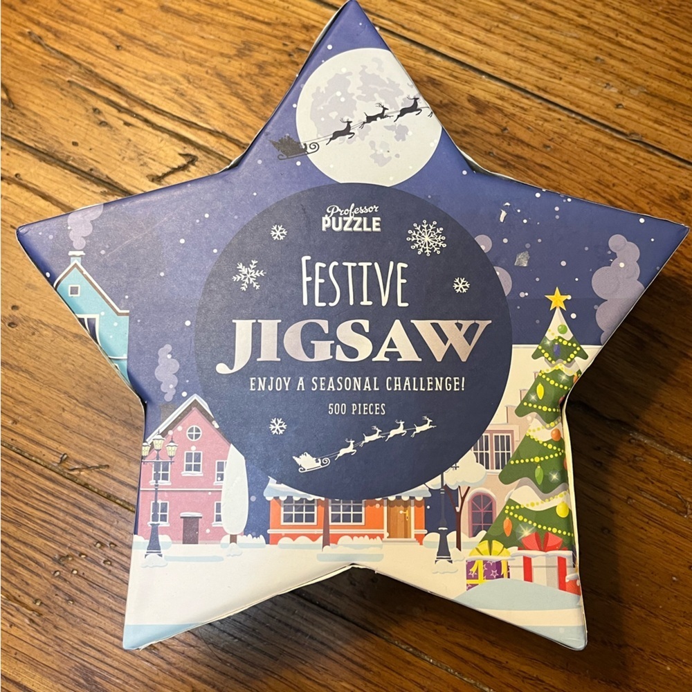 NWT Professor Puzzle 500 Piece Festive Jigsaw